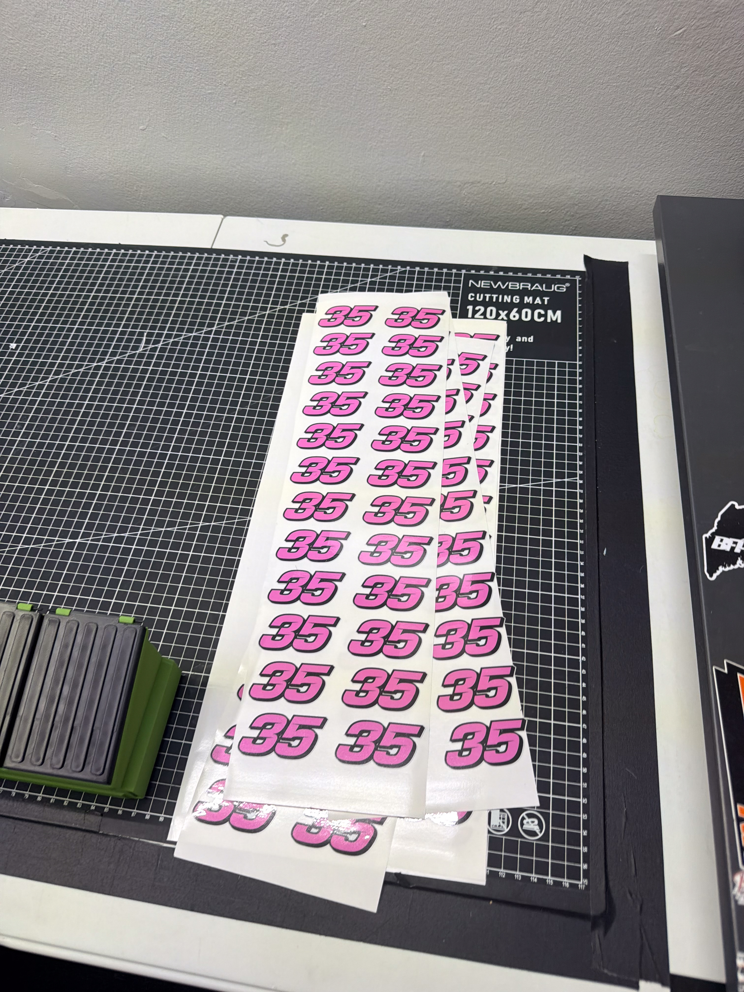 Custom printed stickers
