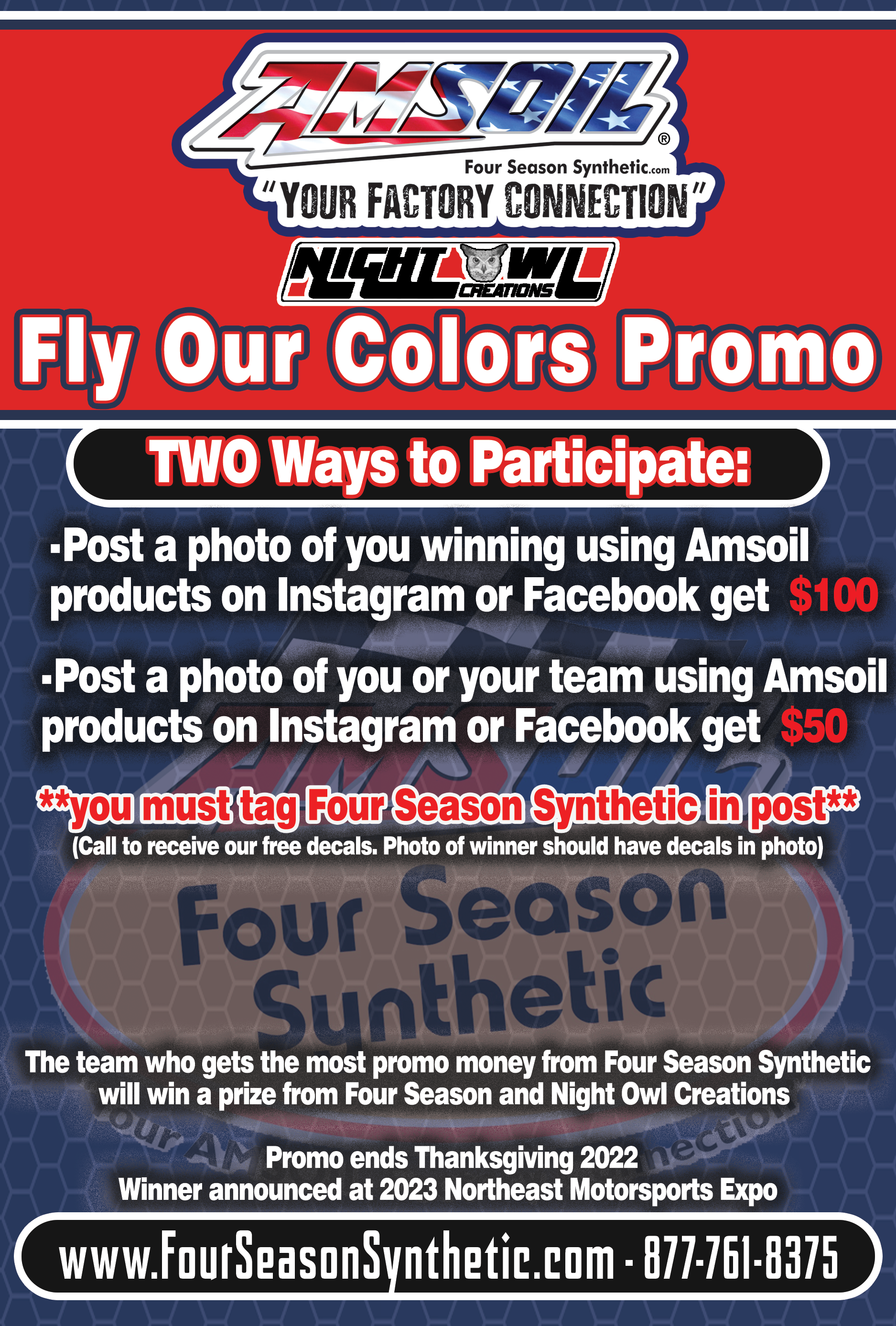 Custom promotional flyer design